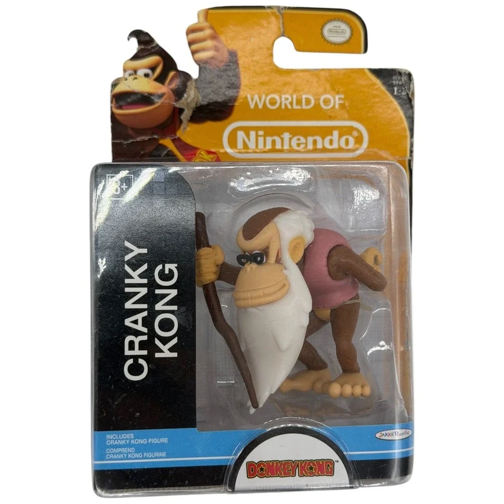 World of Nintendo‎ Cranky Kong Action Figure Jakks Pacific Donkey Kong Series
